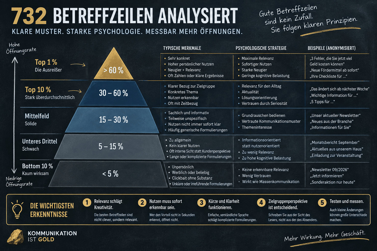 Newsletter-Marketing: Auswertung von Betreffzeilen